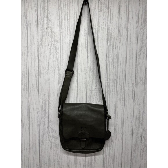 Womens Harbour 2nd Leather Crossbody Bag Green